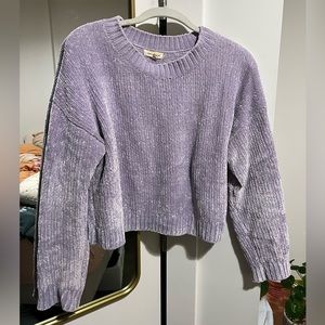 Urban Outfitters Silence & Noise Chenille Cropped Sweater